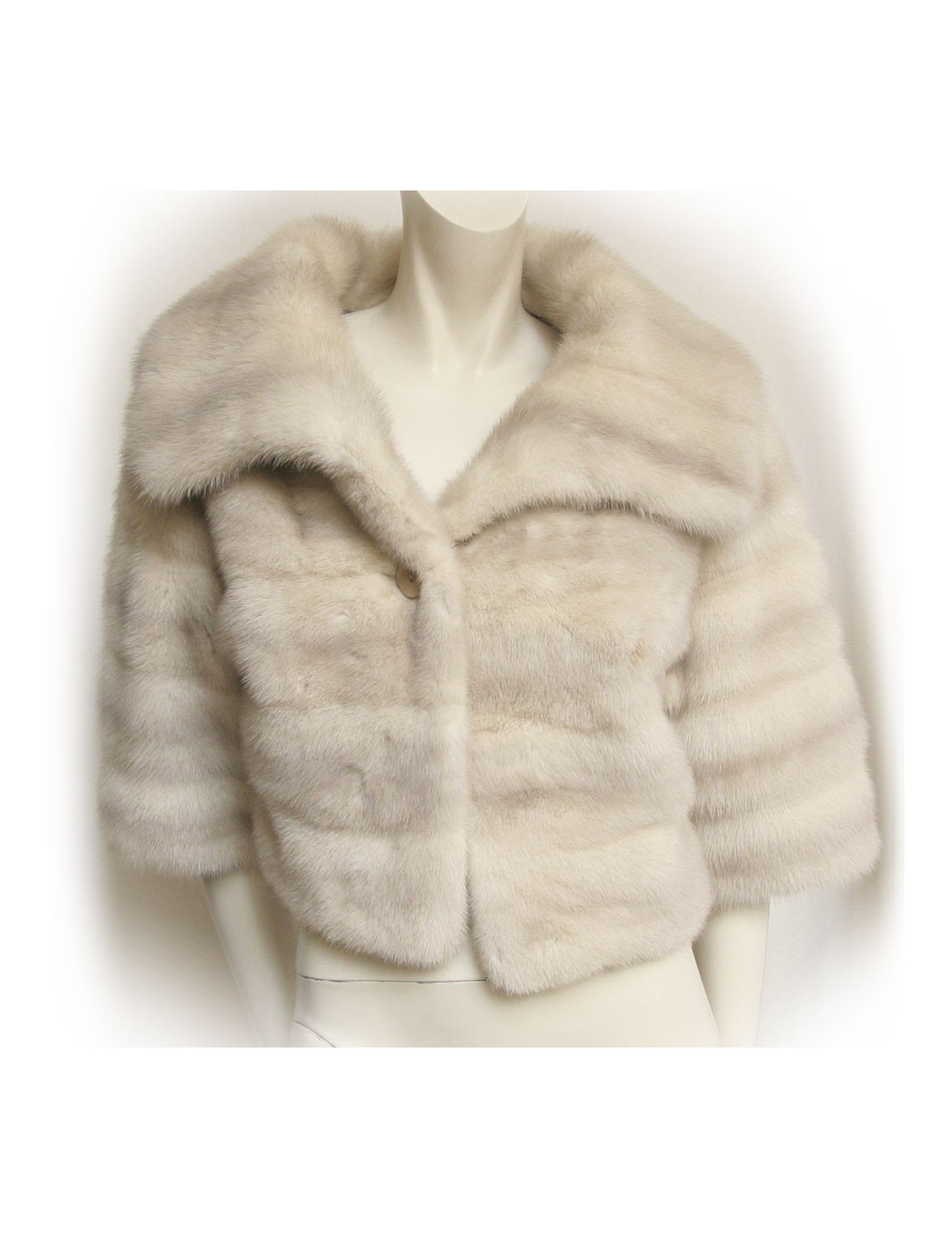  mini veste  CH. SALGANILX vison  écru