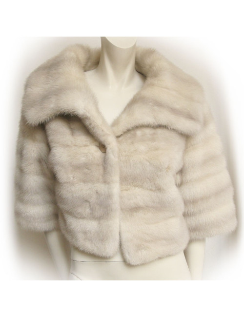  mini veste CH. SALGANILX vison écru