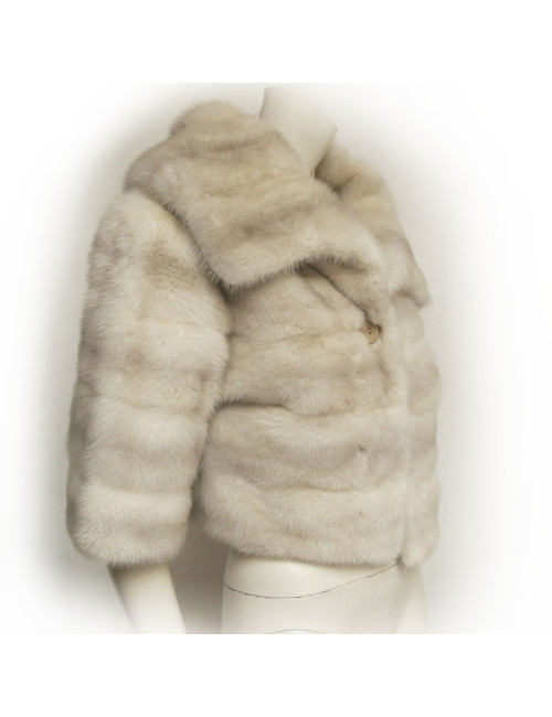  mini veste CH. SALGANILX vison écru