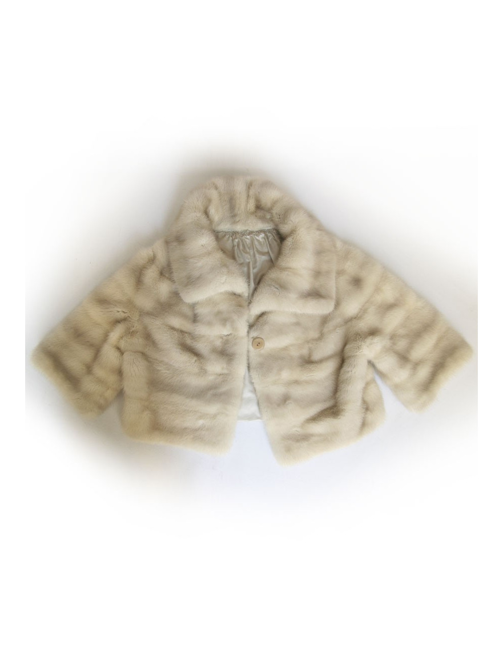  mini veste  CH. SALGANILX vison  écru