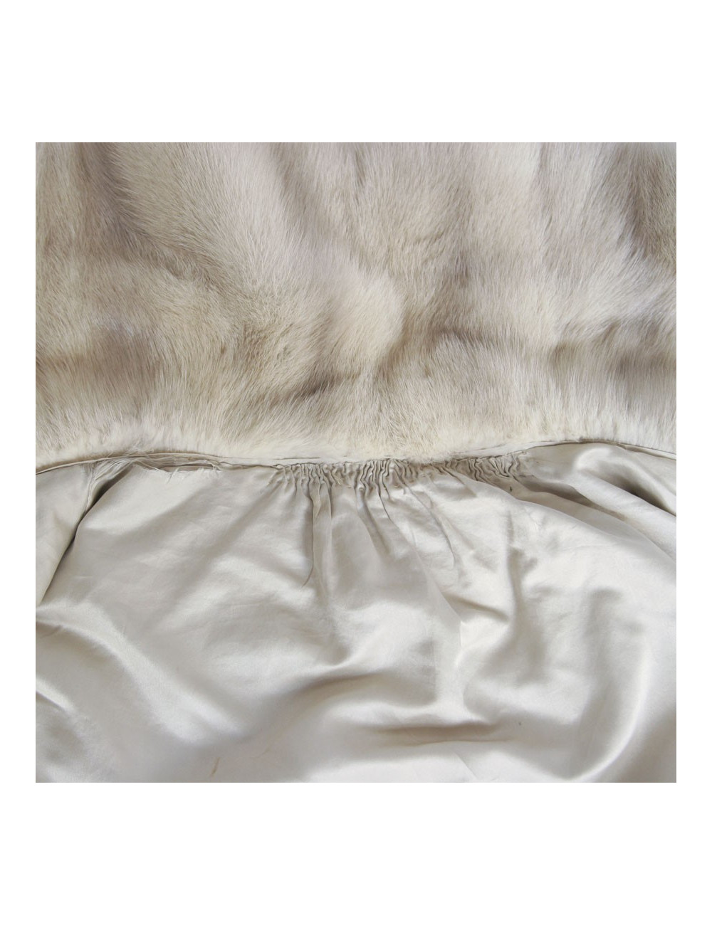  mini veste  CH. SALGANILX vison  écru