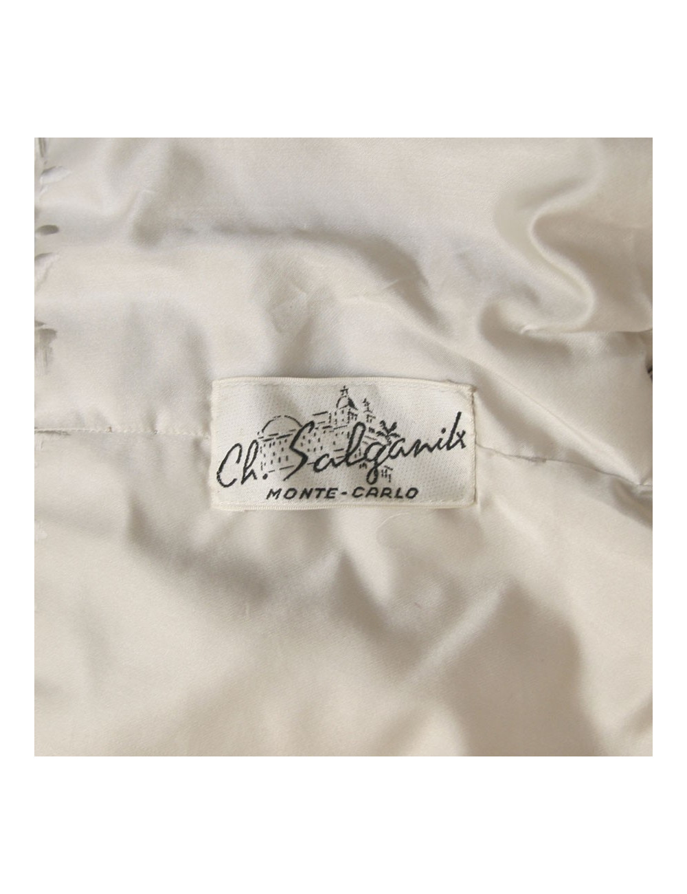  mini veste  CH. SALGANILX vison  écru