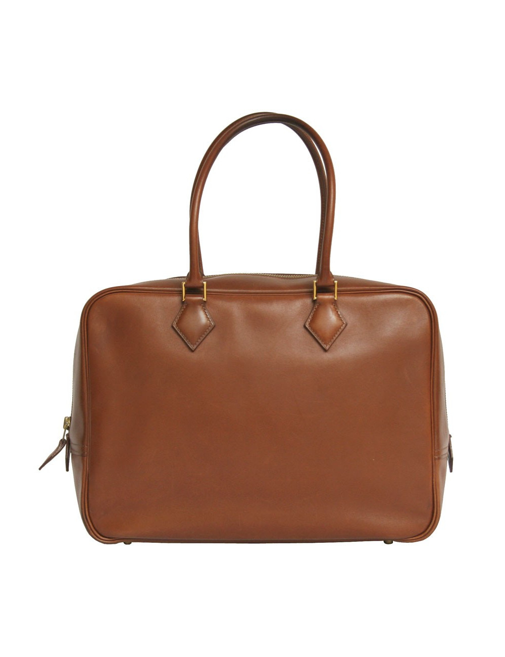 Sac "Plume" HERMES box havane