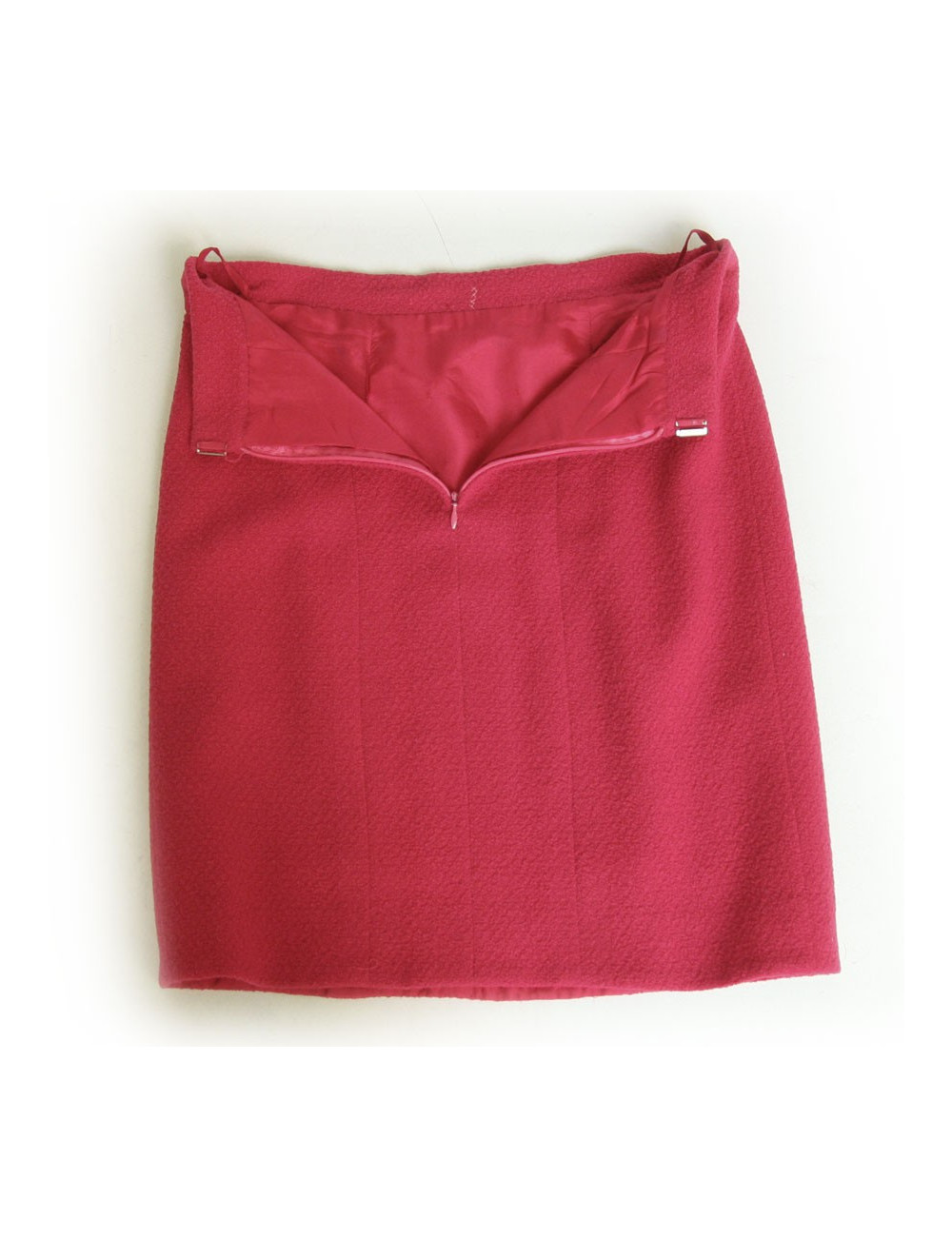 Ensemble veste et jupe CHANEL framboise