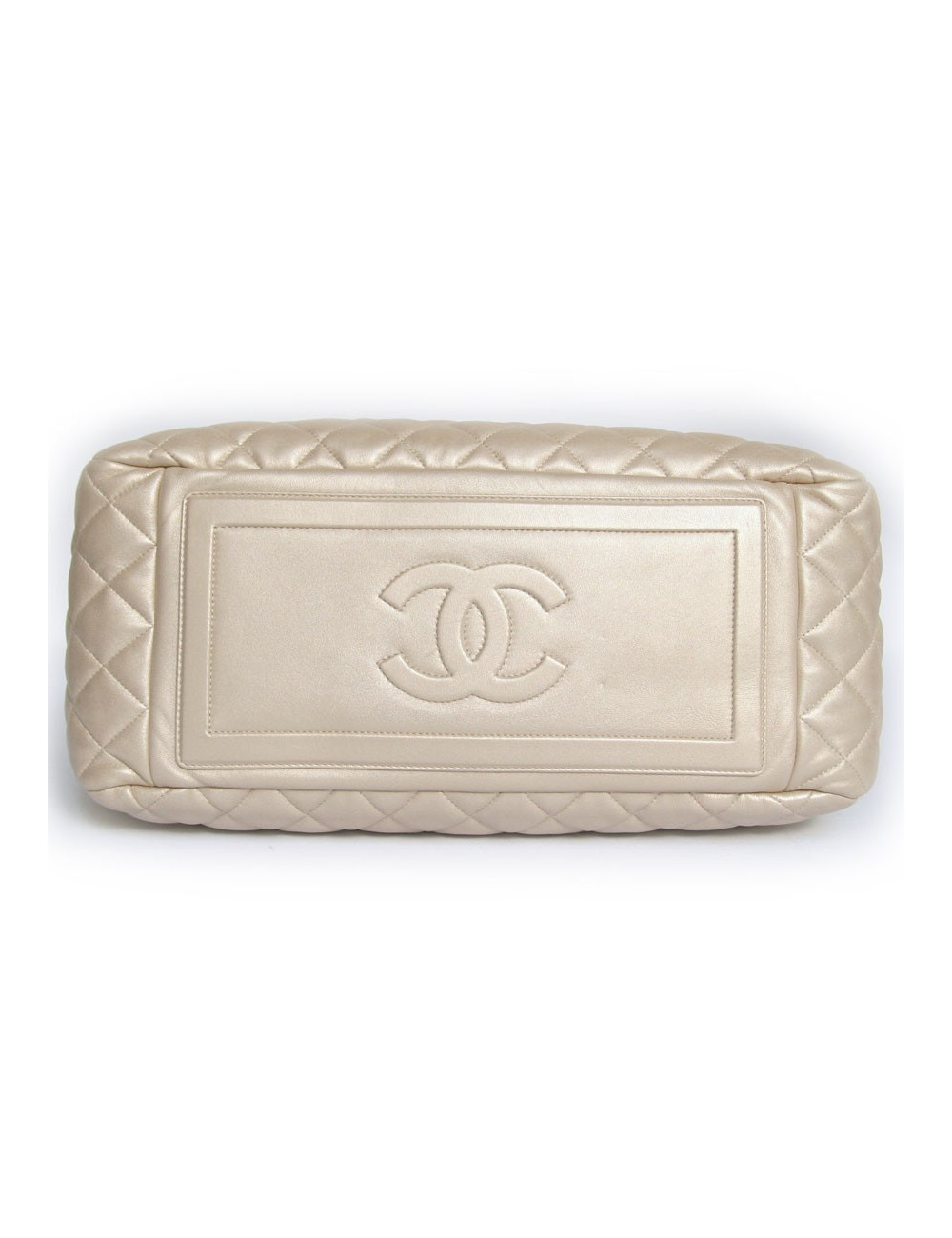 Sac Cocoon CHANEL en cuir d'agneau beige