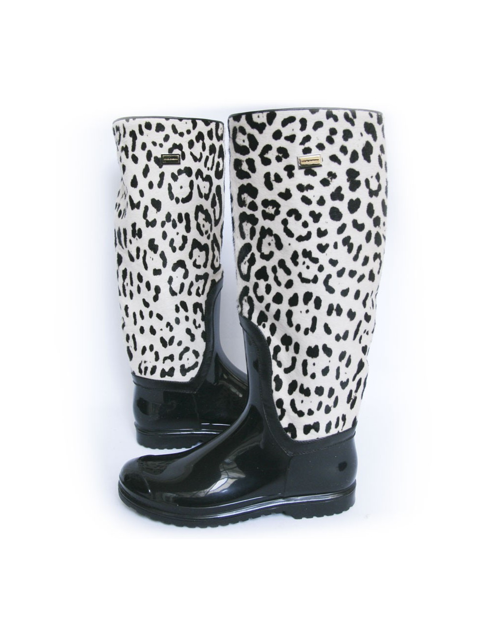 Bottes de pluie DOLCE & GABBANA T 39 façon poulain