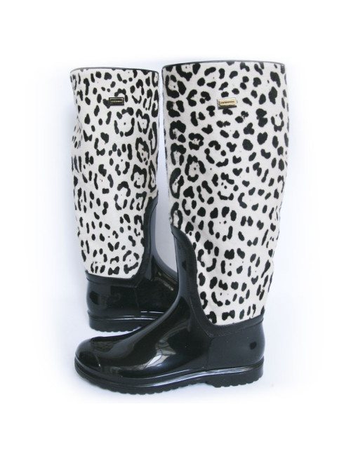 Bottes de pluie DOLCE & GABBANA T 39 façon poulain