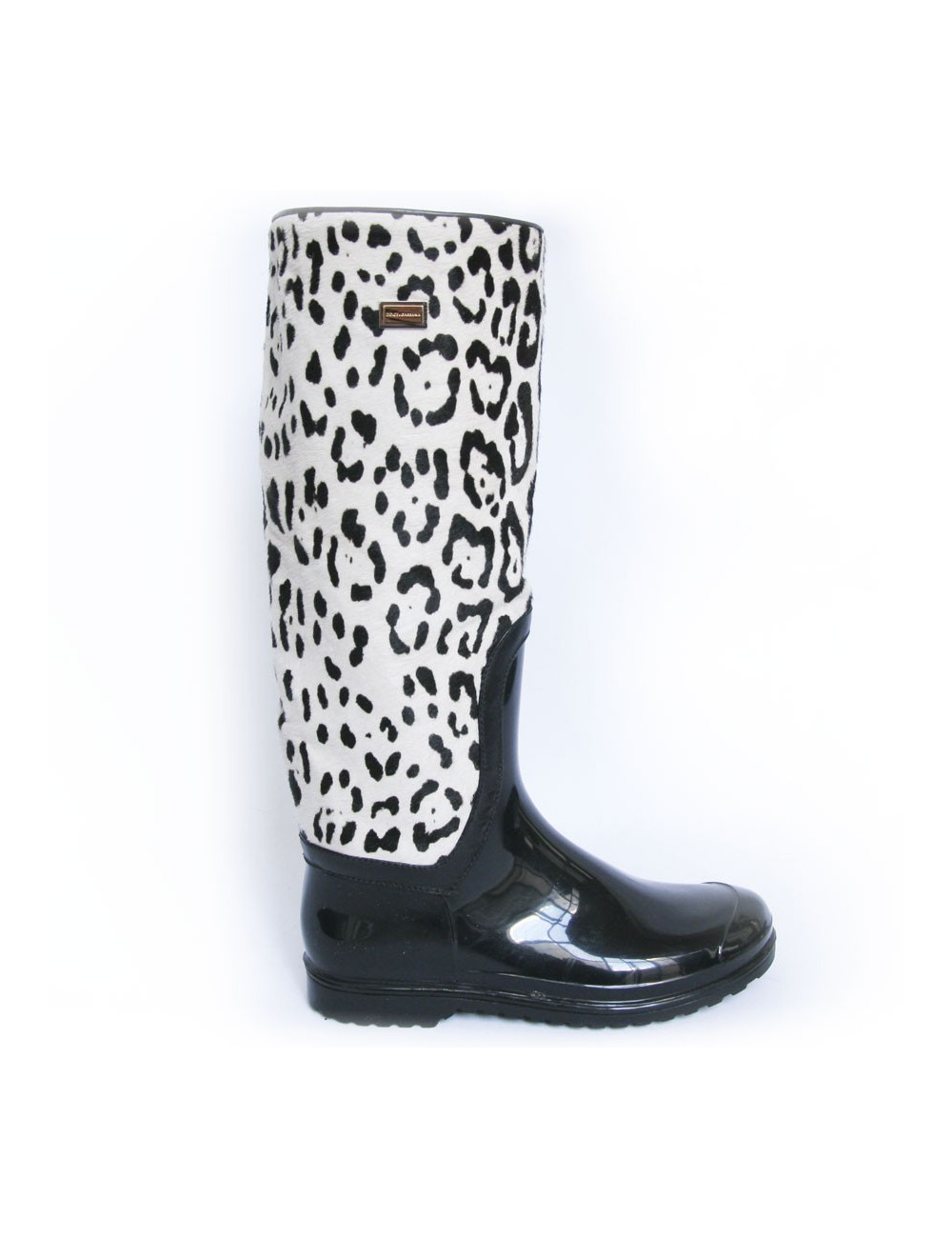 Bottes de pluie DOLCE & GABBANA T 39 façon poulain