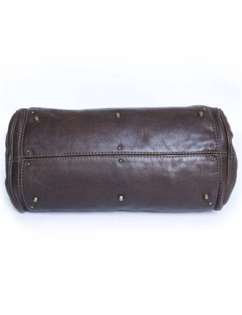 Sac Paddington CHLOE en cuir marron