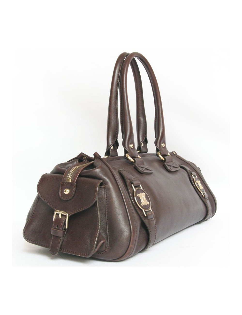 Sac CELINE en cuir marron 