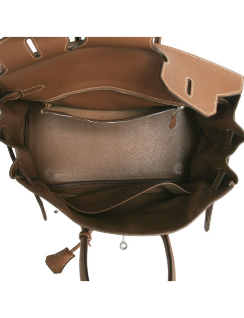 Birkin 35 HERMES togo gold foncé