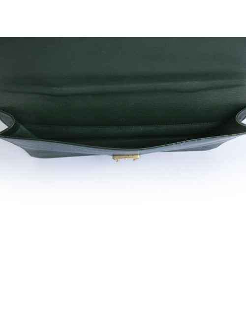 porte-documents Robusta  LOUIS VUITTON cuir taiga vert 