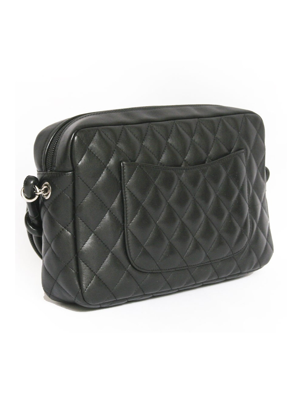 Sac Cambon CHANEL cuir noir 
