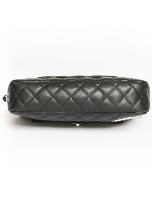 Sac Cambon CHANEL cuir noir 