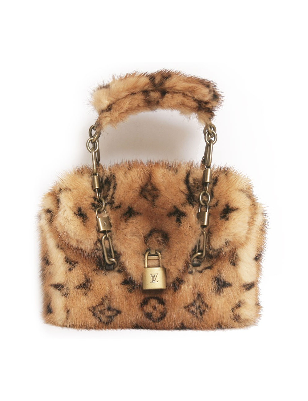 Mini sac LOUIS VUITTON "les extraordinaires" vison