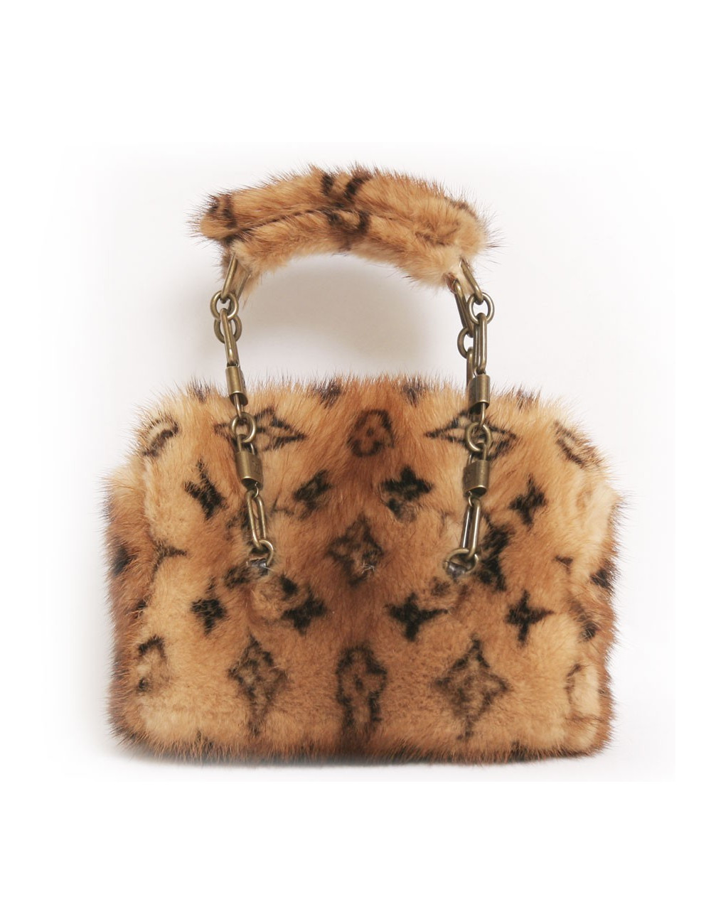 Mini sac LOUIS VUITTON "les extraordinaires" vison