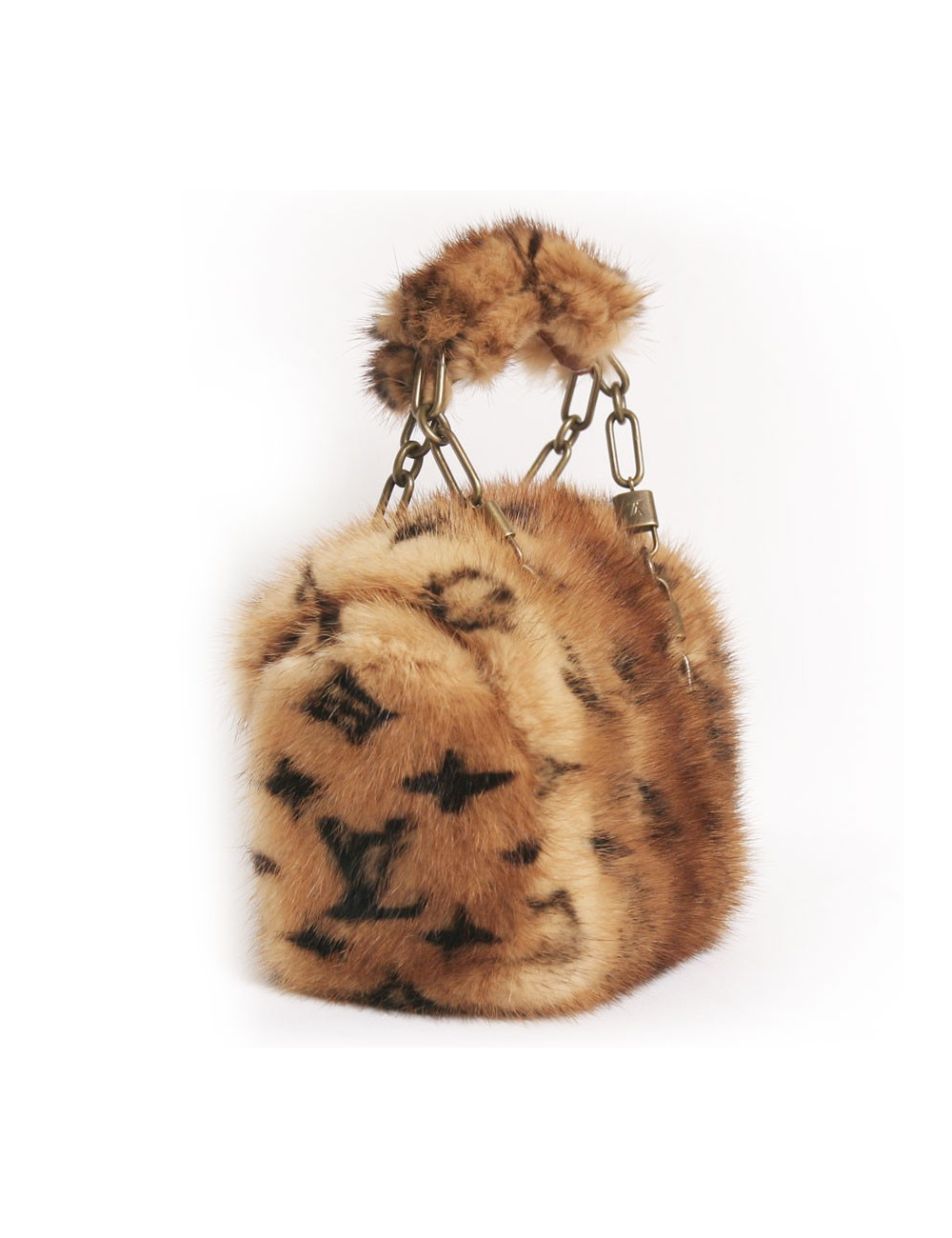 Mini sac LOUIS VUITTON "les extraordinaires" vison