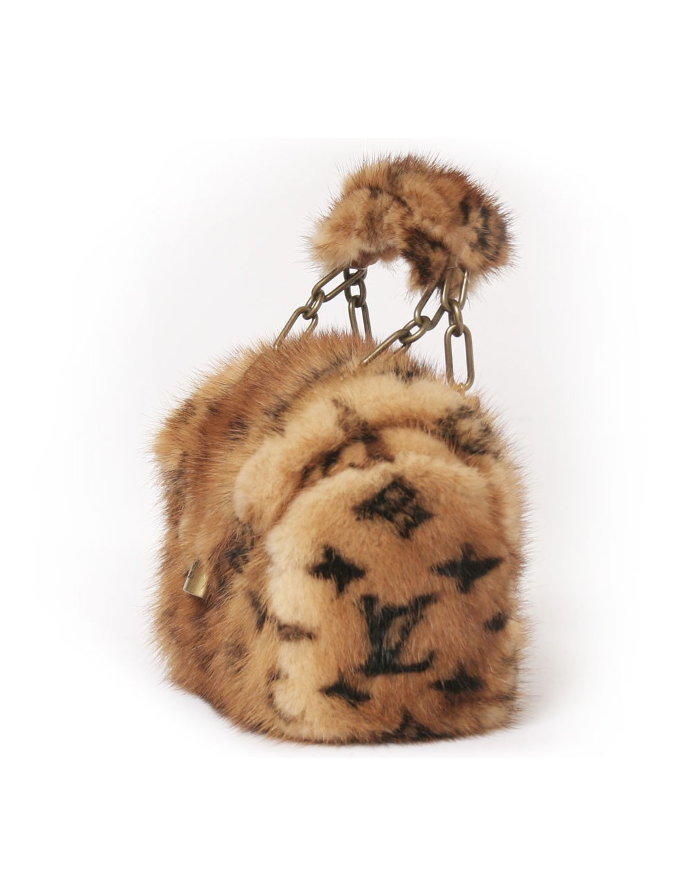 Mini sac LOUIS VUITTON "les extraordinaires" vison