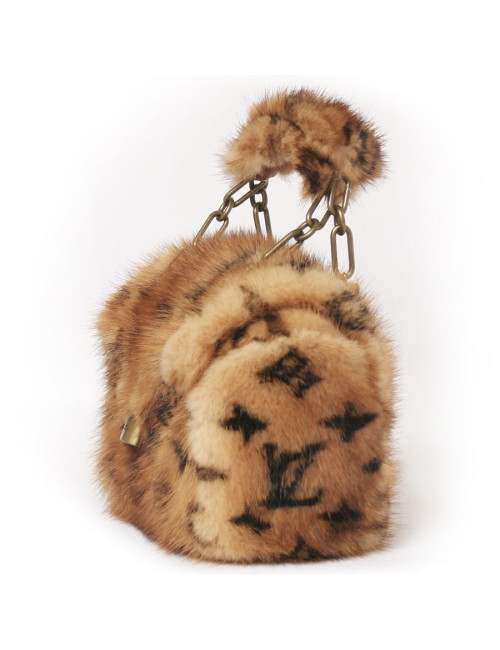 Mini sac LOUIS VUITTON "les extraordinaires" vison monogram