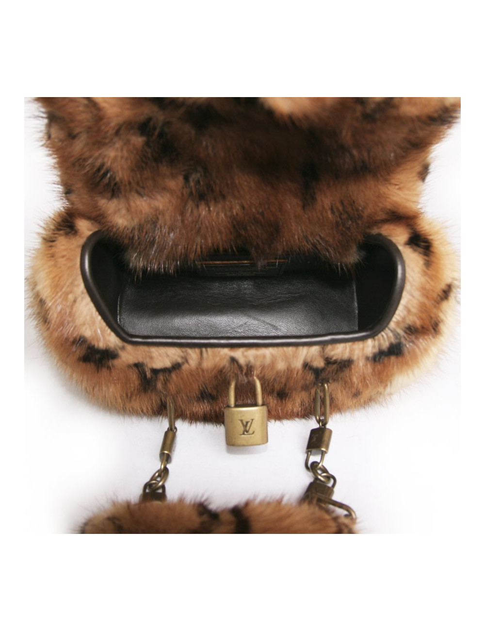 Mini sac LOUIS VUITTON "les extraordinaires" vison monogram