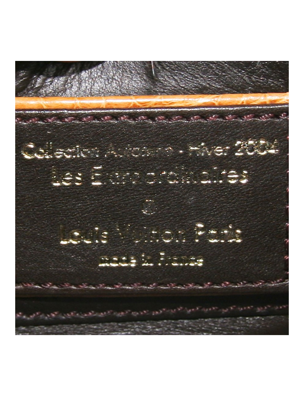 Mini sac LOUIS VUITTON "les extraordinaires" vison monogram