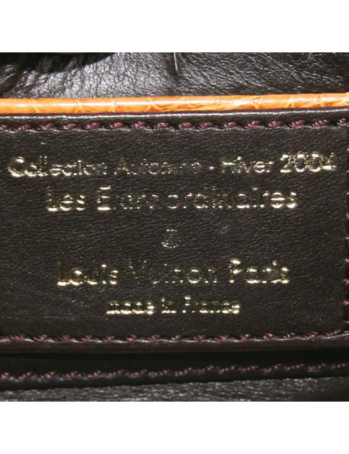 Mini sac LOUIS VUITTON "les extraordinaires" vison monogram