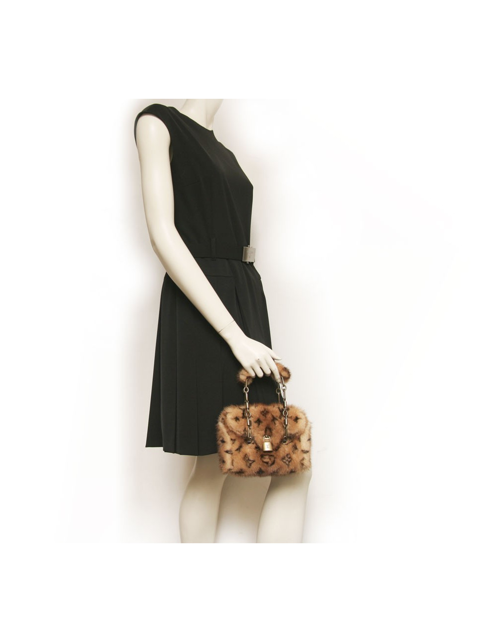 Mini sac LOUIS VUITTON "les extraordinaires" vison