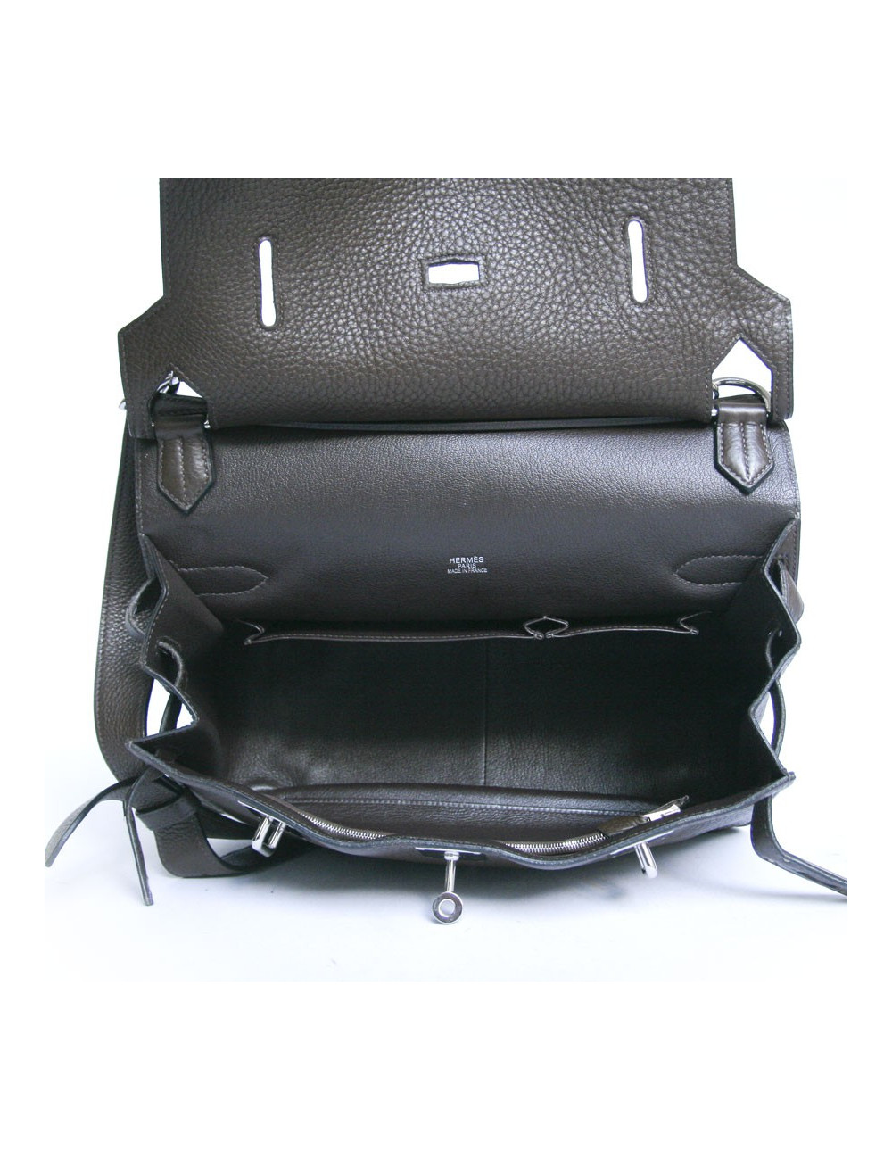 sac jypsiere HERMES taurillon clémence marron