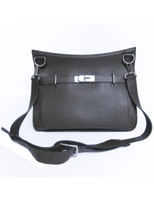 sac jypsiere HERMES taurillon clémence marron