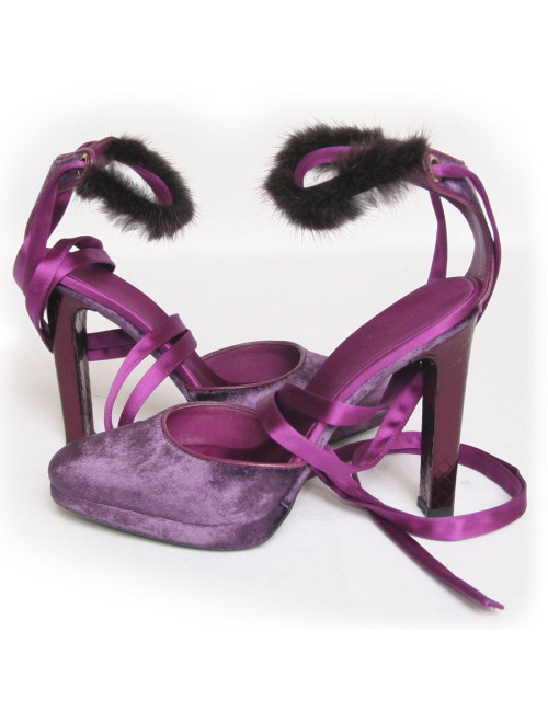 Escarpins veau velours Gucci T41