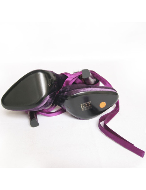 Escarpins veau velours Gucci T?