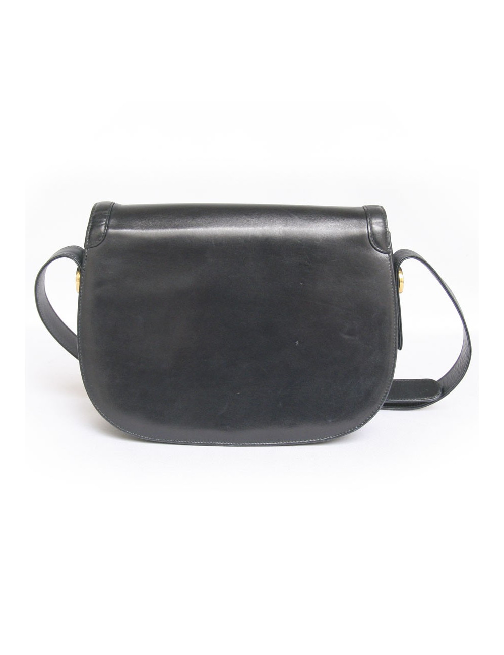 Sac CELINE cuir lisse bleu vintage