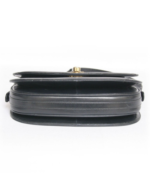 Sac CELINE cuir lisse bleu vintage