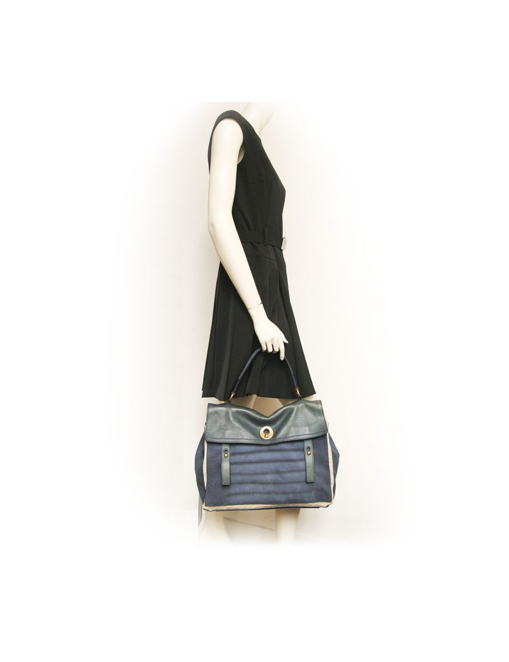 Sac YVES SAINT LAURENT Muse two tricolore