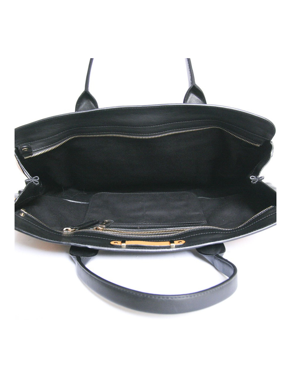 Sac CHLOE bicolore noir et moutarde