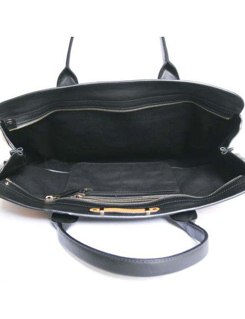 Sac CHLOE bicolore noir et moutarde