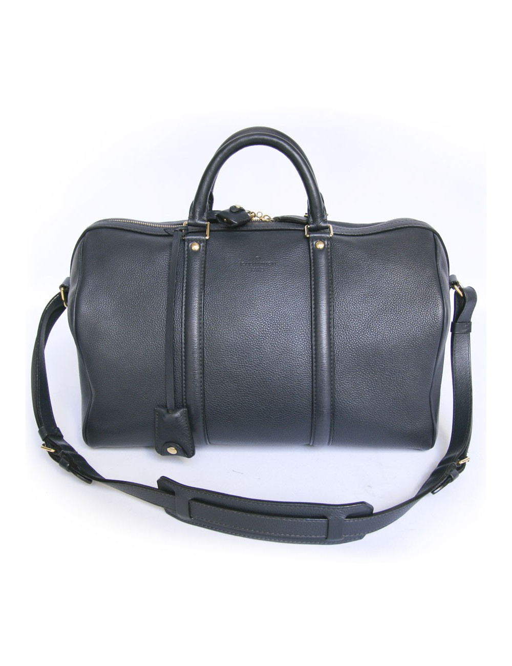 Sac speedy LOUIS VUITONN cuir bleu avec bandoulière