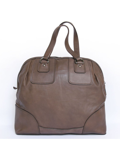 Sac weekeder MIU MIU cuir étoupe GM