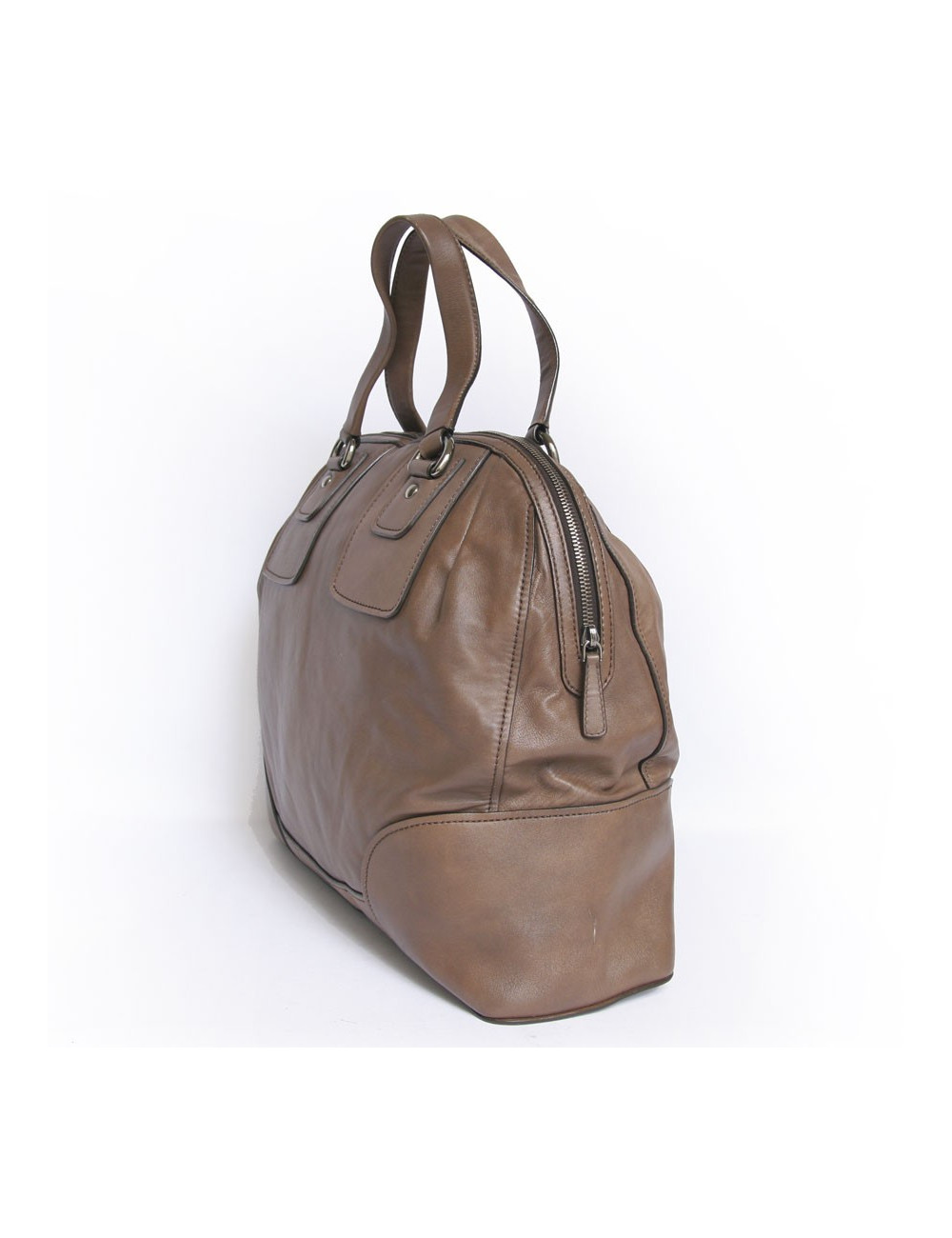 Sac weekeder MIU MIU cuir étoupe GM