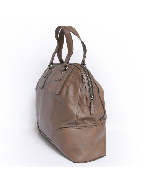 Sac weekeder MIU MIU cuir étoupe GM