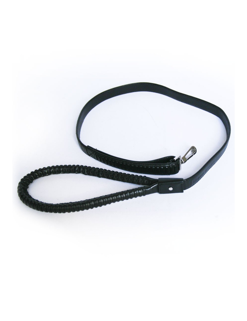 Laisse pour chien GUCCI  cuir noir