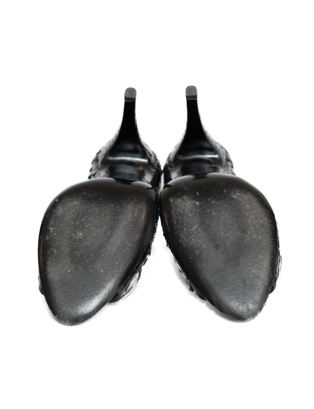 Escarpins CHANEL en python T 40,5