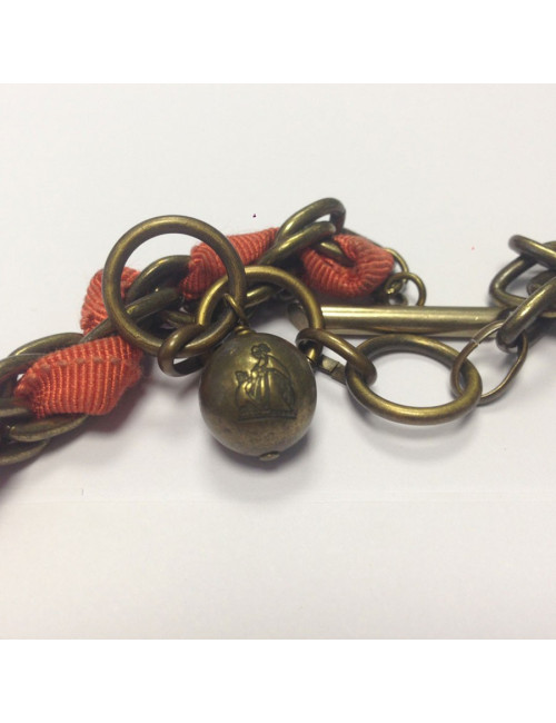 Collier LANVIN lézard