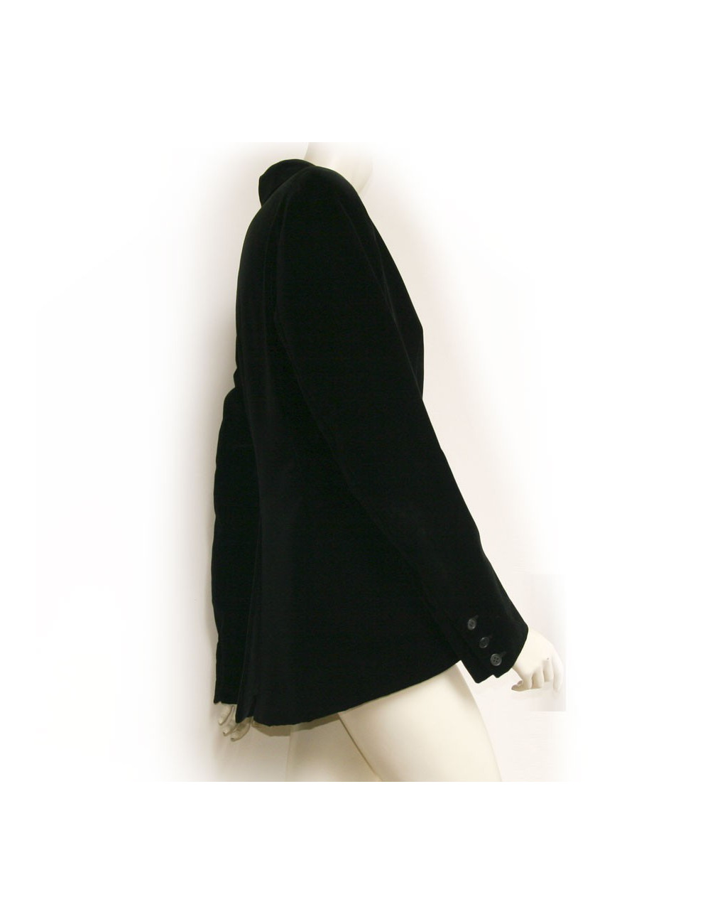 Veste HERMES en agneau noir T44