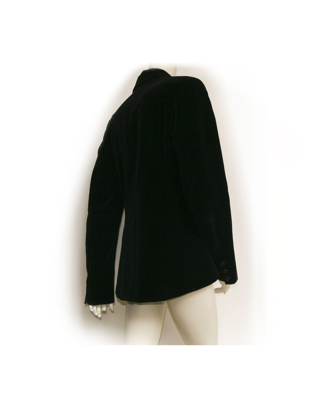 Veste HERMES en agneau noir T44