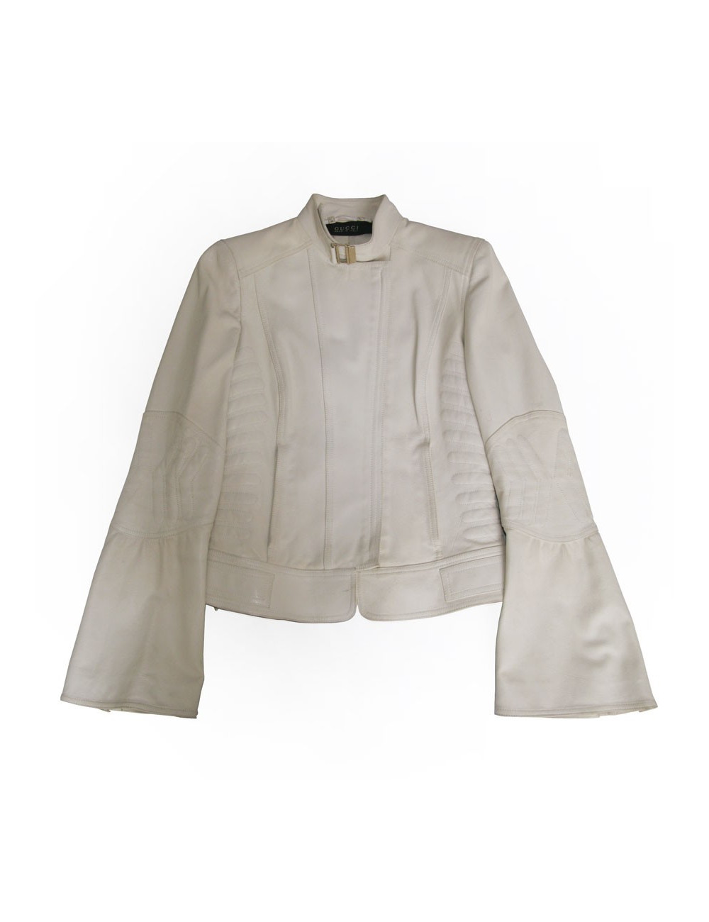 Veste GUCCI en cuir blanc