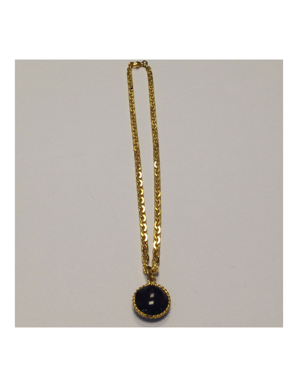 collier Marguerite de Valois cabochon violet