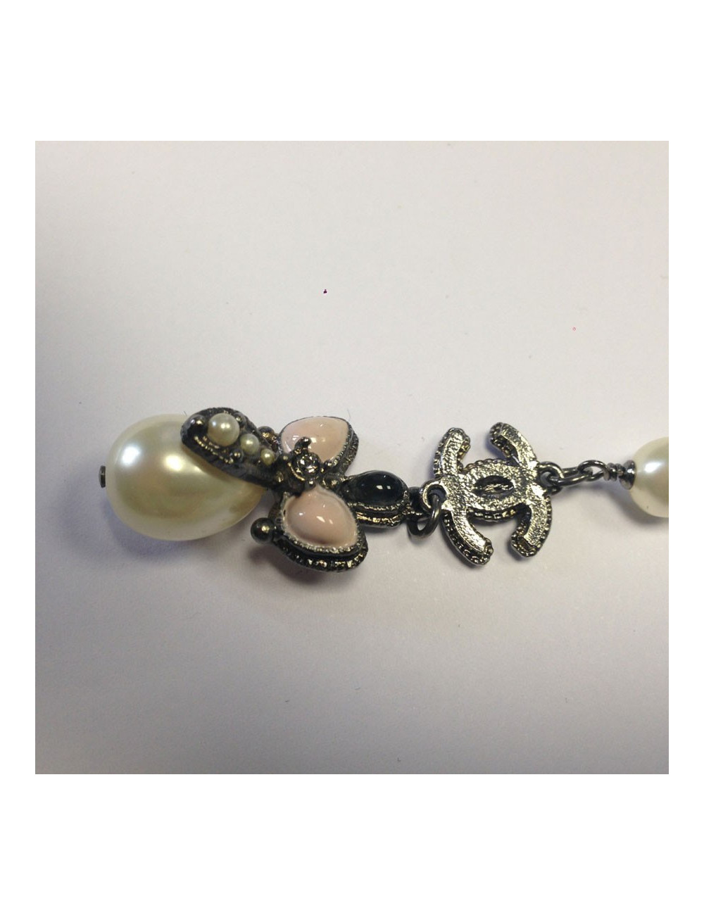 Ceinture - sautoir  CHANEL en perle