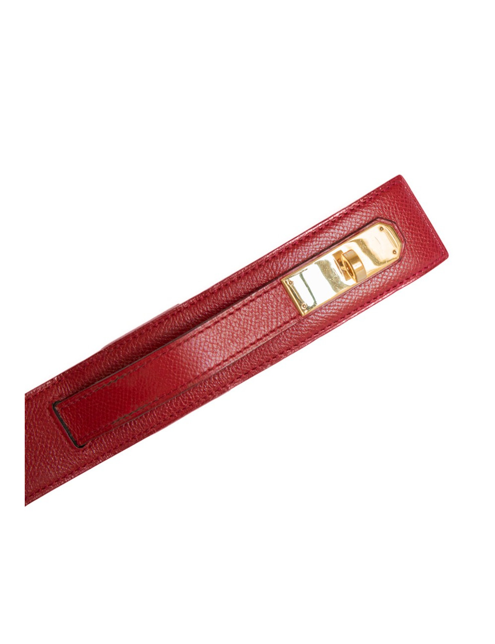 Ceinture Kelly HERMÈS cuir epsom rouge 