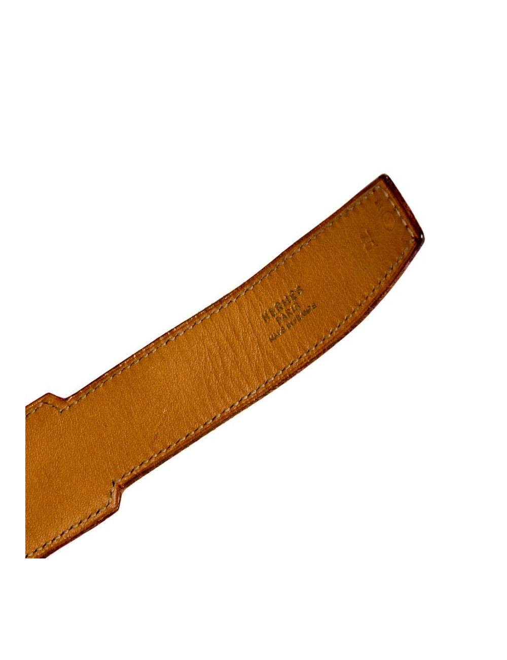 Ceinture Kelly HERMÈS cuir courchevel framboise t 70